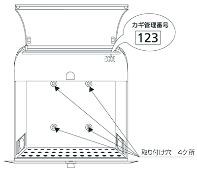 壁面への設置