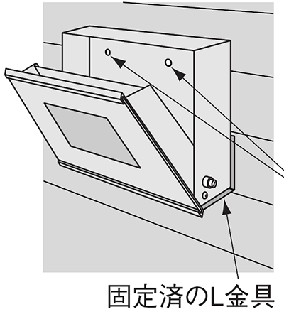 壁面への設置