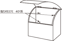 壁面への設置